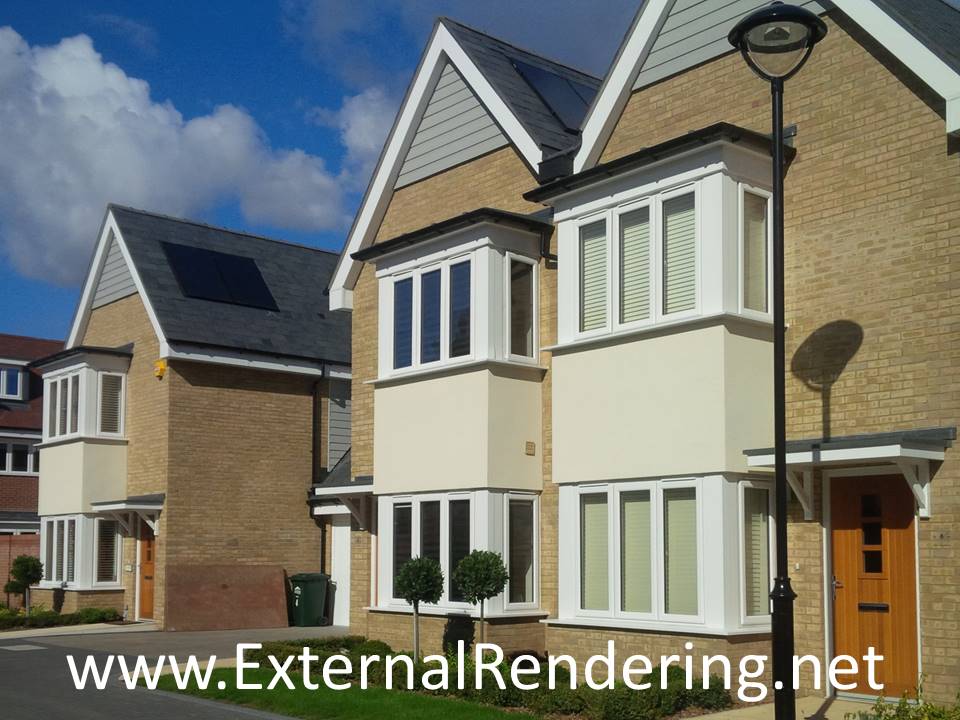 Front House K Rend Front_Elevation_K_REND_TC15_Linen_Render | EWI Construction Ltd